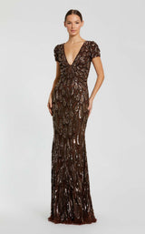 1 of 3 Mac Duggal 5243 Chocolate