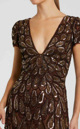 2 of 3 Mac Duggal 5243 Chocolate