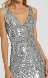 6 of 6 Mac Duggal 5473 Silver