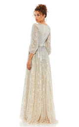 12 of 18 Mac Duggal 5509 Silver/Nude