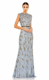 2 of 6 Mac Duggal 5532 Platinum/Gold