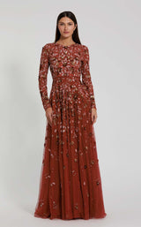 4 of 12 Mac Duggal 5533 Cinnamon