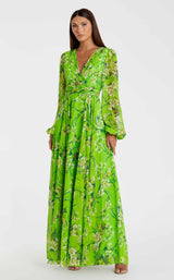 1 of 3 Mac Duggal 56013 Green Multi
