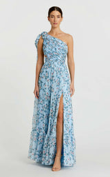 1 of 4 Mac Duggal 56051 Aqua-Multi