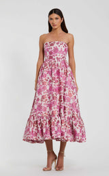 1 of 3 Mac Duggal 56092 Pink-Multi