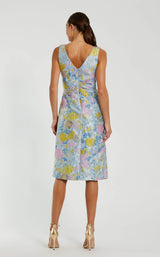 3 of 3 Mac Duggal 56104 Blue Multi