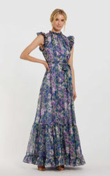 1 of 3 Mac Duggal 56116 Lilac Multi