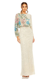 2 of 13 Mac Duggal 5615 Nude-Multi