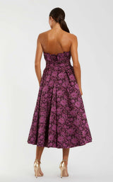 3 of 3 Mac Duggal 56159 Magenta Multi