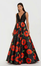 1 of 3 Mac Duggal 56181 Poppy Multi