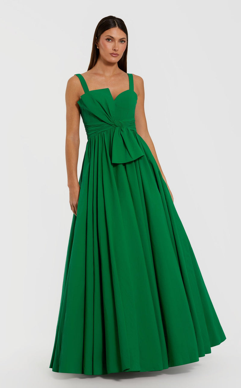 Mac Duggal Women's Bow-Detail Ball Gown - Spring Green