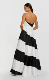 3 of 3 Mac Duggal 56190 Black/Ivory