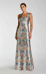 1 of 3 Mac Duggal 56388 Silver Multi