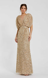 3 of 9 Mac Duggal 5640 Nude/Gold