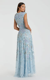 3 of 3 Mac Duggal 5647 Ice-Blue-Multi