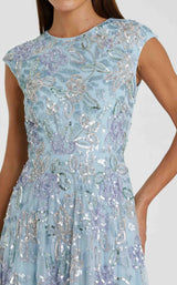 2 of 3 Mac Duggal 5647 Ice-Blue-Multi