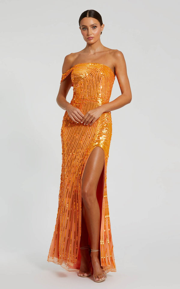 Mac Duggal 6072 Orange-Crush