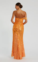 6 of 6 Mac Duggal 6072 Orange-Crush