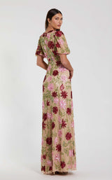 3 of 3 Mac Duggal 6125 Nude Multi