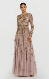 4 of 5 Mac Duggal 6182 Mocha-Multi
