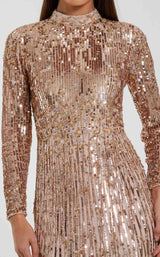 2 of 3 Mac Duggal 6187 Gold-Silver-Ombre
