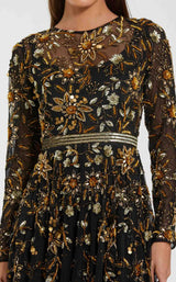 2 of 3 Mac Duggal 6200 Black/Gold