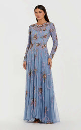 1 of 3 Mac Duggal 6202 Slate Blue