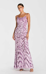 1 of 3 Mac Duggal 6214 Lilac