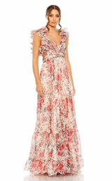 1 of 3 Mac Duggal 68518 Rose Multi