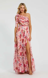 1 of 3 Mac Duggal 68553 Blush Multi