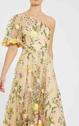 4 of 6 Mac Duggal 68607 Yellow Multi