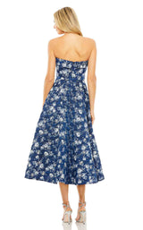 3 of 3 Mac Duggal 68617 Blue-Multi