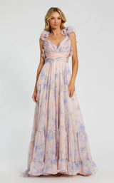 1 of 3 Mac Duggal 68753 Violet-Multi