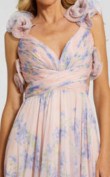 2 of 3 Mac Duggal 68753 Violet-Multi