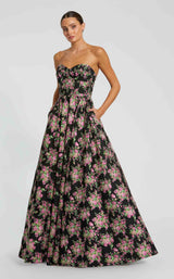 1 of 3 Mac Duggal 68780 Black-Multi