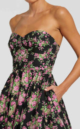 2 of 3 Mac Duggal 68780 Black-Multi
