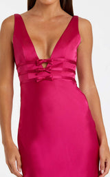 2 of 3 Mac Duggal 68855 Raspberry