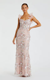 1 of 3 Mac Duggal 68880 Pastel Multi