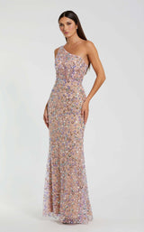 1 of 3 Mac Duggal 68889 Pink Multi