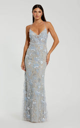 1 of 3 Mac Duggal 68892 Powder Blue