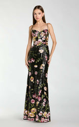 1 of 6 Mac Duggal 68896 Black Multi