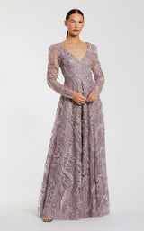 1 of 3 Mac Duggal 68908 Vintage Lilac
