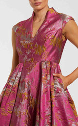 2 of 3 Mac Duggal 68956 Raspberry Multi