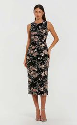 1 of 3 Mac Duggal 68958 Black Multi
