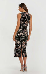 3 of 3 Mac Duggal 68958 Black Multi