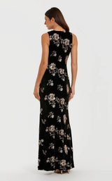 3 of 3 Mac Duggal 68959 Black Multi