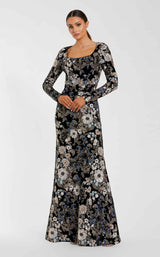 1 of 3 Mac Duggal 68978 Black Multi