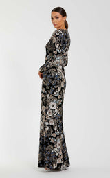 3 of 3 Mac Duggal 68978 Black Multi