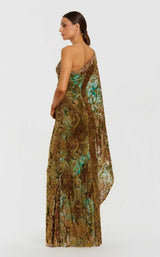 3 of 3 Mac Duggal 68981 Gold Multi