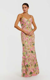 1 of 3 Mac Duggal 69010 Nude Multi